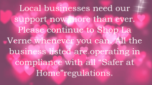 Support La Verne Businesses